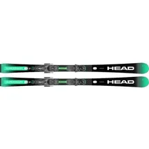 Head Supershape e-Magnum SW Herren All-Mountain Ski Schwarz/Grün 163 cm