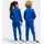 adidas Kinderjogginganzug LK 3S TIB TS Trainingsanzug Blau 110