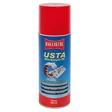 Ballistol 22950 Werkstatt-Öl USTA 200ml Spray – Reinigung, Schmierung, Rostschutz – Kontaktspray, Rostlöser, Schwarz