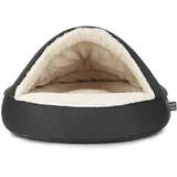 Shell Mono Hundehöhle Katzenhöhle mit Strukturstoff Kuschelhöhle auch orthopädisch - XL