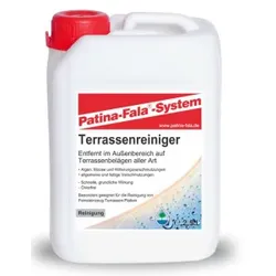 Patina-Fala® Terrassenreiniger, Reinigungsmittel gegen Verwitterung auf Terrassen, 2,5 Liter - Kanister
