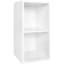 FineBuy Standregal 30 x 60 x 30 cm Weiß