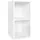 FineBuy Standregal 30 x 60 x 30 cm Weiß