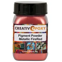 Pigment Powder Metallic FireRed, 40 g