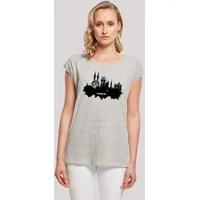 F4NT4STIC T-Shirt Cities Collection - Munich skyline in grau