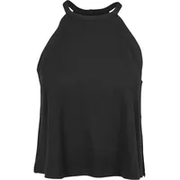 URBAN CLASSICS Damen TB1903-Ladies Neckholder Tanktop Top, Schwarz (Black