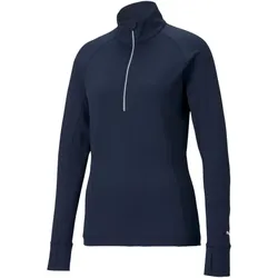 PUMA Rotation 1/4-Zip Golf Pullover Damen navy blazer L