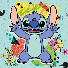 ROTH Schultüte 100cm eckig Disney Stitch, - Rot