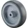 BS Rollen Gummirad Ø 75 mm, Kunststoff, grau, Tragkraft 60 kg, Gleitlager