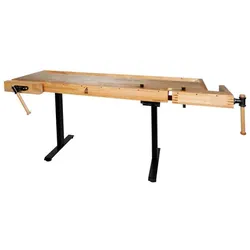 HOLZMANN-MASCHINEN Hobelbank »WB210ELIFT 230V«, elektrisch höhenverstellbar, bis 1200 mm - schwarz | braun