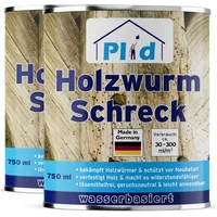 Plid plid® Holzwurm-Schreck farblos / Effektiver Holzschutz - Holzwürmer