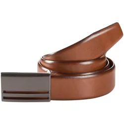Koppelgürtel MONTI "BERLIN", Damen, Gr. 100, braun (light braun uni), Materialmix, unifarben, klassisch, Gürtel, 3,5 cm breit, Klassisch-Business, Koppelschließe