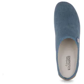 Living Kitzbühel Pantoffel Schweizer Kreuz Blau 45
