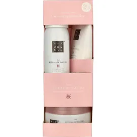 RITUALS The Ritual of Sakura Geschenkset Trial Set Body Scrub 125 g + Body Cream 70 ml + Duschschaum 50 ml
