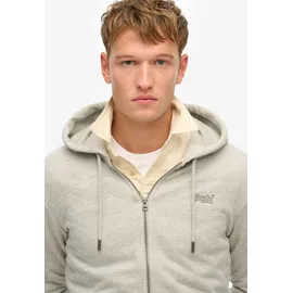 Superdry Essential Logo Zip Hoodie Herren Grau L