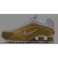 Nike Shox R4 (GS) Gr 39 Gold /Weiß NEU