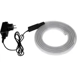 EGLO LED-Streifen "Flatneon-z LED Stripe, ZigBee, LED Streifen, Sprachsteuerung, IP44", weiß, Flammen 1 Stk., Kabellänge 3m x Gesamtlänge 5,1m, Lichterketten, LED-Streifen