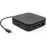iTEC i-tec Thunderbolt 3 Travel Dock Dual 4K Display + USB Hub, Schwarz