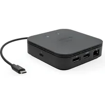 iTEC i-tec Thunderbolt 3 Travel Dock Dual 4K Display + USB Hub, Schwarz