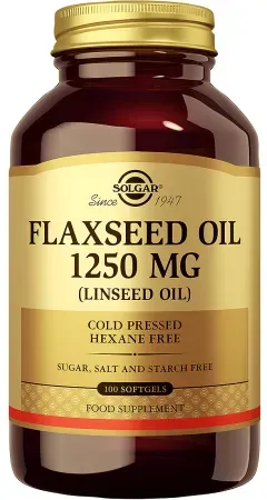 Solgar Lijnzaad Oil 1250mg 100 Capsules