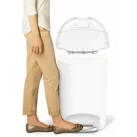 simplehuman Halbrund 50 l Weiß