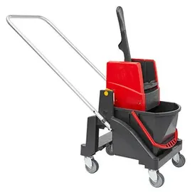 Vermop Reinigungswagen Aquva Rot