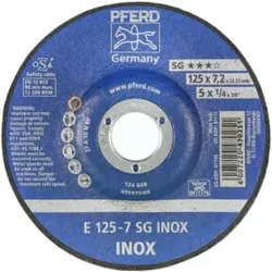 PFERD Schruppscheiben E 125-7 SG INOX