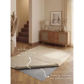 vikosa Teppichunterlage VIKOSA "Prove", grau, B:70cm H:2mm L:140cm, Filz, Teppichunterlagen, Teppichunterlage, Rutschfest, Anti-Slip-Matte, Teppichstop, Antirutsch, Zuschneidbar
