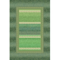 MONREALE Plaid aus 100% Baumwolle in der Farbe Grün V1, Maße: 135x190 cm - 9321941