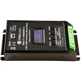 Deko-Light Niedervolt DMX Dimmer (CV, DC), MULTI-LED-Dimmer 1-4 CH, DMX/Auto/Man 12-48V