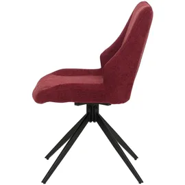 Mendler Esszimmerstuhl Chenille bordeaux