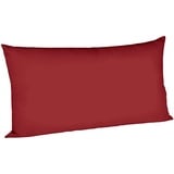 fleuresse Kissenbezug Jersey 40 x 80 cm Rot Bordeaux