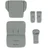 ABC-Design ABC DESIGN Einlagen-Set Ping 3 Pine, Grün