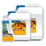 Dr. Schutz Vollpflege Matt 5 L für Vinyl, Designboden PVC, CV, Linoleum, Einpflege & Auffrischung elastischer Böden, bildet matte Schutzschicht, verringert Schmutzhaftung, Vinylboden Pflege
