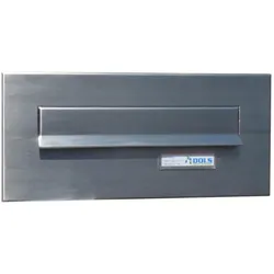 CD-1 Edelstahl Briefkasten Frontplatte (160x350 mm)