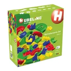 HUBELINO® Kugelbahn Bahnelemente Set, 55-teilig