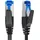 KabelDirekt – LAN Kabel flach, bruchfest konstruiert – 5m (CAT7 Kabel & Netzwerkkabel, 10 Gbit/s, besonders flexibel & geeignet als Verlegekabel, maximale Glasfaser-Geschwindigkeit, RJ45, schwarz)