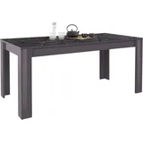 INOSIGN Esstisch »Prisma 180x90 cm, Esszimmertisch, ausziehbar, erweiterbar auf 228 cm« rechteckig,Tischplatte Stärke 22 mm u. mit elegantem siebdruck grau