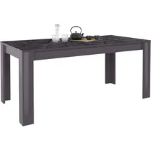 INOSIGN Esstisch »Prisma 180x90 cm, Esszimmertisch, ausziehbar, erweiterbar auf 228 cm« rechteckig,Tischplatte Stärke 22 mm u. mit elegantem siebdruck grau