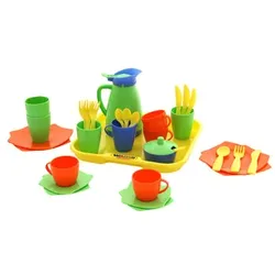 WADER QUALITY TOYS Service auf Tablett 34-teilig