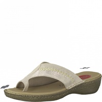 Jana Damen 8-8-27111-28 Pantolette, Pepper/LT.Gold, 43 EU