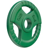 Gorilla Sports Hantelscheibe 5 kg Gummi grün