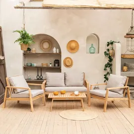 Happy Garden Gili Set 4-tlg. Beige