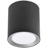 Nordlux Landon Long LED-Bad-Deckenleuchte LED LED 6.5W Warmweiß bis Neutralweiß Schwarz