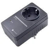 H-Tronic 1114790 Überspannungsschutz-Zwischenstecker Schwarz