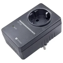 H-Tronic 1114790 Überspannungsschutz-Zwischenstecker Schwarz