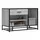 vidaXL Schuhbank 80 x 40 x 53,5 cm grau / grau