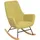 Mendler Schaukelstuhl HWC-N13 Stoff/Textil 320 g/m2 320 g/m2 75 x 100 x 80 cm Grün
