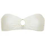 lscn by lascana Bandeau-Bikini-Top Damen Weiß 42 Cup C/D