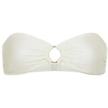 lscn by lascana Bandeau-Bikini-Top Damen Weiß 42 Cup C/D